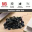 Mũ cao su 40 mảnh ống cao su màu đen đầu tròn 10mm