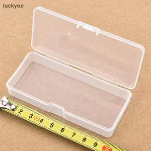 Luckyew 1PC Trong Suốt Nhựa Hộp Bảo Quản Nước Sốt Chai Trái Cây Nĩa Hộp Bảo Quản Rỗng Hộp Bảo Quản Trang Sức Hình Chữ Nhật Trường Hợp TQ