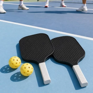 2 Miếng Pickleball Mái Chèo Bộ Bóng Dài Pickleball Mái Chèo Bộ Vợt Chống Trơn Trượt Thiết Bị Thể Thao