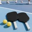 2 Miếng Pickleball Mái Chèo Bộ Bóng Dài Pickleball Mái Chèo Bộ Vợt Chống Trơn Trượt Thiết Bị Thể Thao