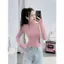< Video> Áo giữ nhiệt nữ cổ 3 phân LÓT NỈ, áo thun lạnh body dài tay nhiều màu giữ ám cho bạn nữ-34fhtgf