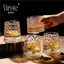 XUAN 2026 Kính Mới Xoay Whisky Kính Có Đế Thủy Tinh Xoay 360 Độ Pha Lê Rum Kính Cho Tiệc Cotail Uống VN