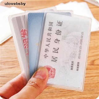 Set 10 Túi Nhựa PVC Trong Suốt Đựng Thẻ ID Tiện Dụng