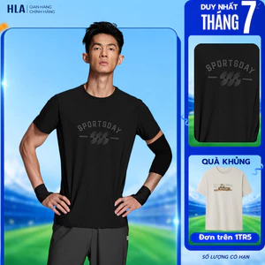 Áo Thun Lạnh Nam HLA – Nhanh Khô, Làm Mát, Chống Nắng UPF50+, Phù Hợp Chạy Bộ Và Tập Luyện