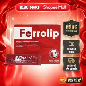Sắt hữu cơ Ferrolip cho bà bầu hộp 20g - BM001