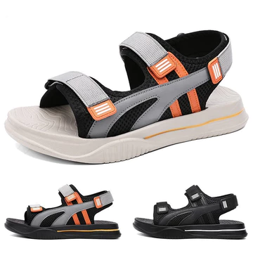 Giày Nam Giày Sandal Mũi Đi Bộ Ngoài Trời Sandal Flat Thoải Mái Dép Thời Trang Sandal Leo Núi Nam Dép Thường Ngày