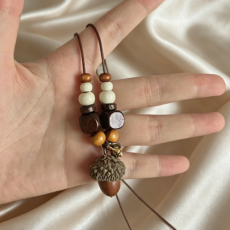 [Bela] Vòng cổ hạt dẻ phong cách Trung Quốc thanh lịch dành cho nữ Hạt thời trang dân tộc Vintage