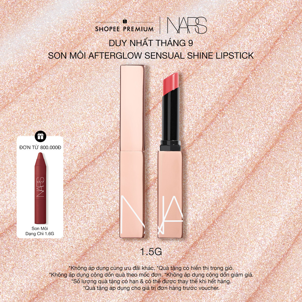 Son môi dạng thỏi NARS Afterglow Sensual Shine Lipstick 1.5g