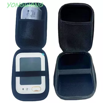 Túi bảo vệ máy đo huyết áp YONGWANG, Hộp đựng máy đo huyết áp vỏ cứng chống sốc, Thiết kế lưới Vỏ cứng di động chống nước cho máy đo huyết áp