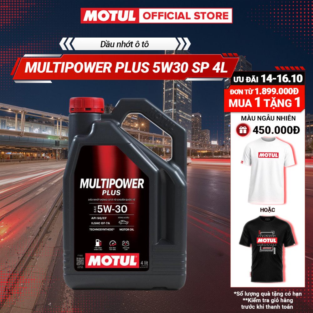 Dầu nhớt xe ô tô MULTIPOWER PLUS 5W30 SP 4L VN