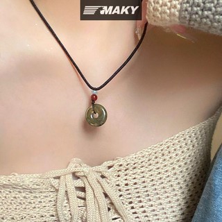 Newwellknownepic Mới Phong Cách Trung Hoa Đính Hạt Hoa Trà Hòa Bình Khóa Mặt Dây Chuyền Vòng Cổ Áo Len Dây Chuyền Vòng Cổ Trang Sức Quà Tặng VN