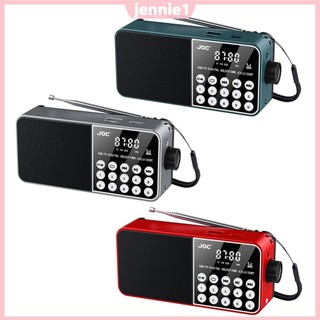 Máy nghe nhạc phát sóng Đài phát thanh không dây tương thích Bluetooth Máy nghe nhạc MP3 không dây Màn hình kỹ thuật số Máy nghe nhạc MP3 âm thanh nổi cho cơn bão khẩn cấp [jennie1.vn]