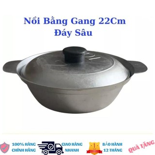 Nồi Gang Mini Kho quẹt, kho cá...Gang nguyên khối nhẹ dễ sử dụng