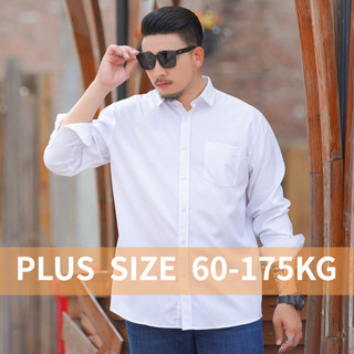 Áo sơ mi nam oversize 10XL, công sở màu đen trắng, tay dài phù hợp cưới hỏi