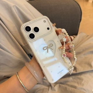 Ins long lanh trái tim rỗng Thích hợp cho 17promax16iPhone151413Vỏ bảo vệ chống sốc Hàng hóa tại chỗ dành cho nữ