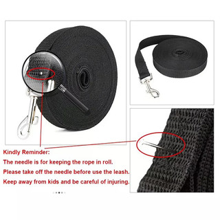 Dây xích huấn luyện thú cưng bằng Nylon nhiều màu cực dài cho chó Chất liệu bền bỉ với khóa chắc chắn Thời trang An toàn nhiều kích cỡ