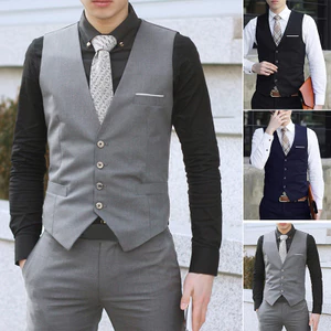 ⚡Tin TỨC MỚI CHO NAM⚡Nam Công Sở Trang Phục Thường Ngày Áo Vest Phù Hợp Với Slim Fit Tuxedo Áo Khoác