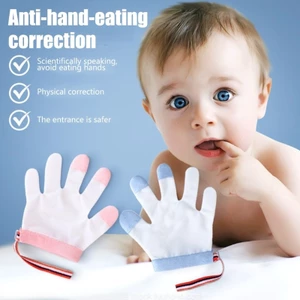 Treeling Baby Chew Resistance Mittens Stop Hand Sucking Thiết bị bảo vệ thoáng khí Dễ dàng thiết kế cho trẻ sơ sinh