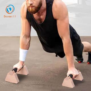 Dovewill 2x Push Up Bar Parallettes Thanh Đẩy Lên Tay Cầm Cho Nam Nữ Gỗ Đẩy Lên Đứng Cho Sàn Tập Luyện Thể Dục