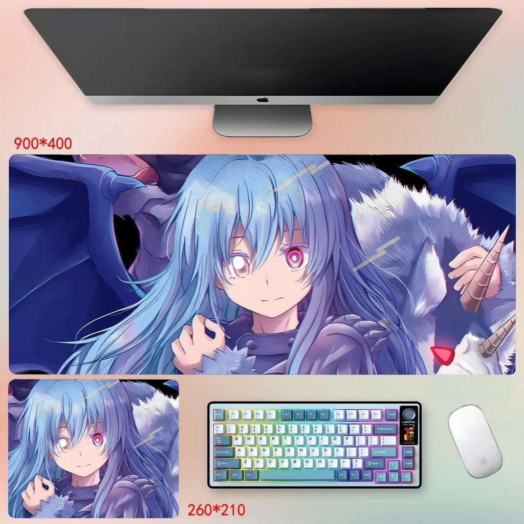 Lần Đó Tôi Tái Sinh Làm Miếng Lót Chuột Slime - Rimuru Tempest Anime Để Bàn, Đế Chống Trơn Trượt Dày 3 Mm