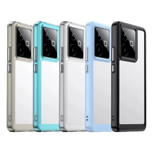 Dành Cho Realme GT 7T Ốp Lưng Trong Suốt Realme GT 7 7T Cover Coque Funda Cứng Trong Suốt Cạnh Mềm Chống Sốc Ốp Lưng Điện Thoại Realme GT 7T