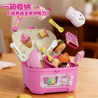2026 Phong Cách Mới Burger Pudding Đồ Chơi Cho Ăn Trọn Bộ Mô Phỏng Cho Bé Gái Ăn Nhà Chơi Đồ Chơi Thực Phẩm Trẻ Em Quà Tặng