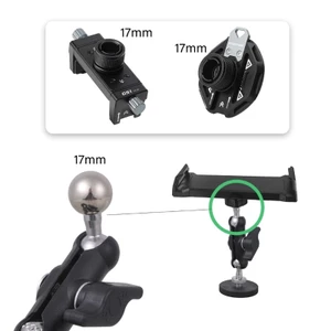 Đế gắn chung PCF * 17mm cho chân máy ảnh Chân đế điện thoại Thiết bị tập thể dục