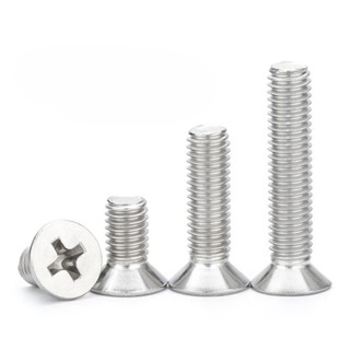 Ốc Vít Đầu Dẹt inox 316 /Ốc vít đầu pake dẹp mỏng phẳng Chuyên Dụng KM Vít M4 / M5 / M6 / M8 * L6-100mm [JYD-ZZ-Z]