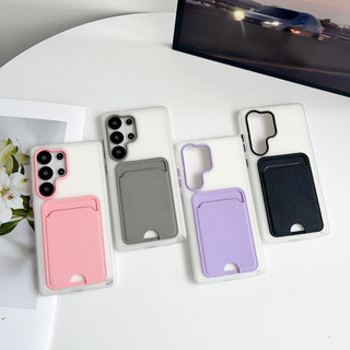 Ốp Điện Thoại 3 TRONG 1 Có Giá Đỡ Thẻ Cho Samsung S25 S24 S23 ULTRA PLUS FE Chống Sốc Dễ Dàng Vệ Sinh Ốp Lưng
