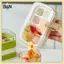 B & N Easy Pop Out 8 Lưới Đá Khay Có Nắp Silicone BPA Free Cho Trà Lemonade Cotails.