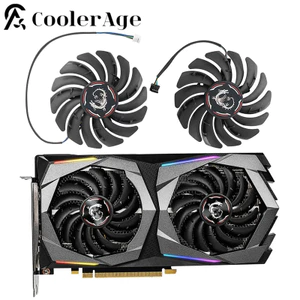 Quạt thẻ iVideo cho ​Quạt thay thế Card đồ họa MSI GeForce RTX 2060 SUPER GAMING X 87MM PLD09210S12HH RTX2060 *