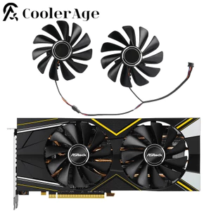 Quạt card Video iii95MM FDC10U12S9-C CF1010U12S cho ASRock AMD Radeon RX 5700 XT Challenger D 8G OC Quạt làm mát card đồ họa * *