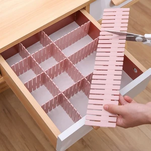Combo 4 Thanh nhựa chia ngăn tủ có thể điều chỉnh kích thước 37*7cm, 47*7cm nhiều màu sắc FE120