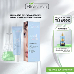 Kem dưỡng Bielenda Good Skin - Hydra Boost Moisturizing cấp nước, làm dịu và phục hồi da 50ml