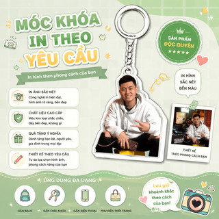 ( QUÀ TẶNG Quốc tế đàn ông ) Móc Khoá Phụ Kiện Trang Trí In Theo Yêu Cầu Trí - Decor