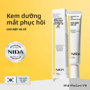 Kem dưỡng mắt NIDA Revive 100% sản xuất tại Hàn Quốc dành cho mặt và cổ (40mL) / Dung dịch Probiotic, Retinal, Pep