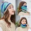 AqToCna Thời Trang Mới Nữ Mũ Mềm Mùa Xuân Thu Ấm Beanies Người Lớn Thể Thao Ngoài Trời Mũ Sọc Hip Hop Bonnet AqToCna