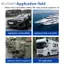 Belleshopp Belleshopp 2 Chiếc M8 250A Vít Nhà Ga Bus Thanh Khối Phân Phối Điện ABS Hợp Kim Kẽm DC 48V 4 Ô Tô