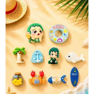 Set Charm Hải Tặc Mũ Rơm Zoro One Piece Zoro Mùa Hè Biển Xanh – Roronoa Zoro Beach Vacation