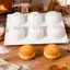 6-Cell Blueberry Hoặc Raspberry Thiết Kế Khuôn Mousse Trái Cây Pháp Khuôn Bánh Silicon Khuôn Bánh Pudding Socola Dụng Cụ Nướng Bánh Tráng Miệng