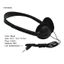 < CarFashion > Tai nghe có dây 857 Giảm tiếng ồn Thoải mái khi đeo tai nghe chơi game di động âm thanh nổi trong suốt ABS 35mm cho game thủ