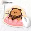 Thảm Chuột STABFOAM, Bàn Di Chuột Capybara Kapibala, Chất Lượng Cao Sáng Tạo Chống Trơn Trượt Làm Dày Phụ Kiện Văn Phòng Cô Gái