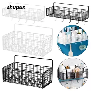 SHUPUN 1 Cái Kệ Lưới Bảo Quản Phòng Tắm, Dầu Gội Tắm Gel Trang Điểm Treo Nhà Tổ Chức Phòng Tắm, Treo Tường Bền Đẹp Phụ Kiện Phòng Tắm Nhà Bếp Giá Để Đồ