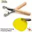 NOTE1 1 / 2 / 3 Cái Bút đánh dấu khâu thợ may, Mô hình DIY Tay cầm bằng gỗ Con lăn bánh xe, Vải da Serrate Edge Point Line Truy tìm Phấn Kết cấu bánh xe Công cụ may mô hình