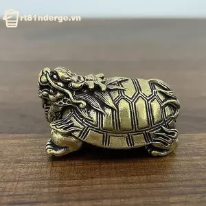 GE Đồng Trung Quốc Rồng Rùa Các Bức Tượng Nhỏ Để Bàn Đồ Trang Trí Phong Thủy Động Vật Nhà Văn Phòng Trang Trí Thủ Công Điêu Khắc VN
