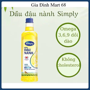 Dầu ăn đậu nành tường an/simply1L