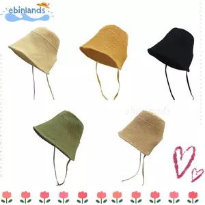 Mũ Rơm EBINLANDS, Có Dây Đeo Chống Nắng Mũ Che Nắng, Mũ Lưu Vực Tấm Che Nắng Chống Tia UV Mũ Xô Cổ Điển Xuân Hè Thu