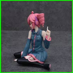 HT3 Kasane teto Mì Chặn Nhân Vật Hành Động Ảo Ca Sĩ Ngồi Tư Thế Anime Sưu Tập Trang Trí TH3