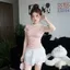Áo Thun Nữ Dáng Ôm Kẻ Sọc Phối Viền Tay Cổ Kiểu Basic A5188505 - - Hieuvy Botique
