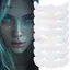 LUImo Face Body Holographic Glitter Freles Stiers Hình trái tim Hình xăm chống nước tạm thời cho bữa tiệc lễ hội Rave Phụ kiện trang điểm SBS